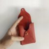 Red leather case