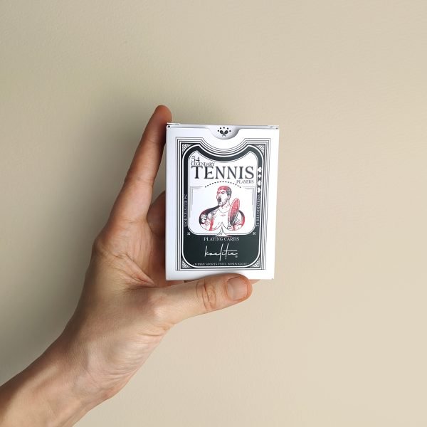 Tennis playing cards.