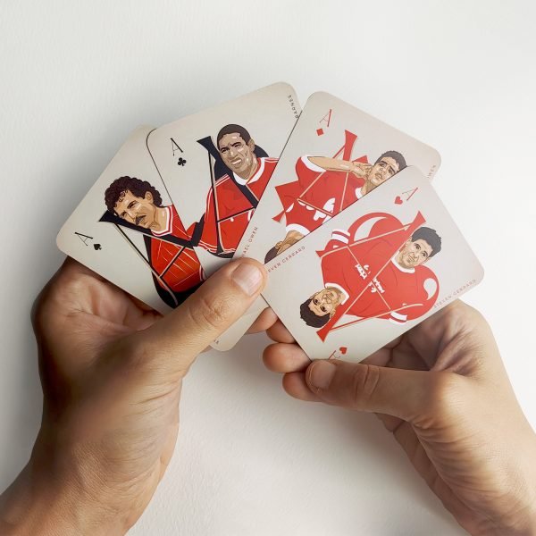 Liverpool legends playing cards