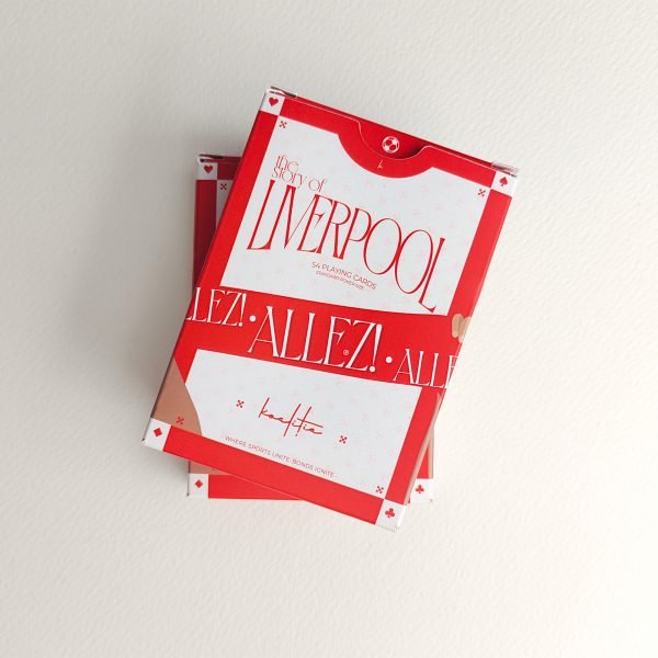 The story of Liverpool Playing Cards, Red and White allez allez allez!