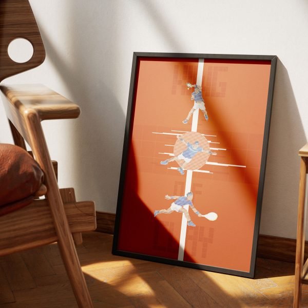 Nadal Roland Garros pixel art poster