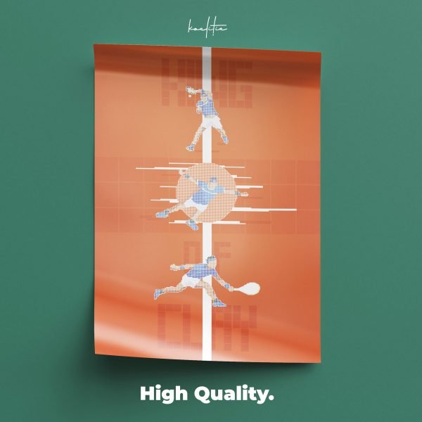 Rafael Nadal Roland Garros pixel art