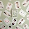 This football poker deck is featuring players like Maradona, Zidane, Cantona, Cristiano Ronaldo, Ronaldinho, and Messi,