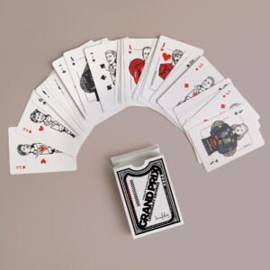 Formula one playing cards with Schumacher, Senna, Alonso