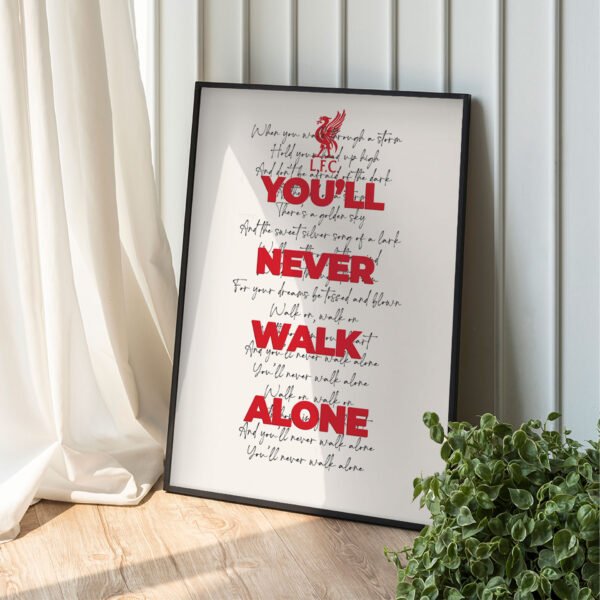LFC you'll never walk alone lyrics.