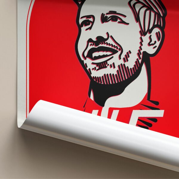 Vettel artwork close up