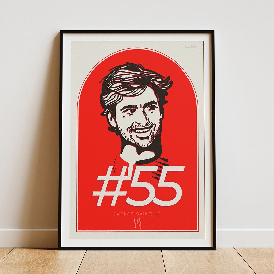 Carlos-Sainz_F1-Ferrari_Poster_1-1