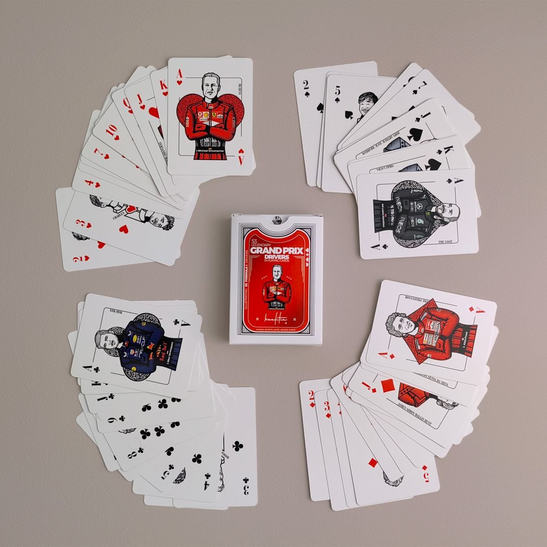 Formula 1 playing cards